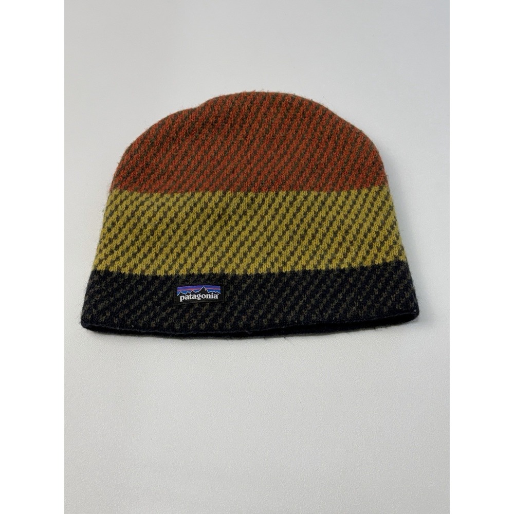 Patagonia Wool Blend Knit Beanie Unisex Multicolor Hat
